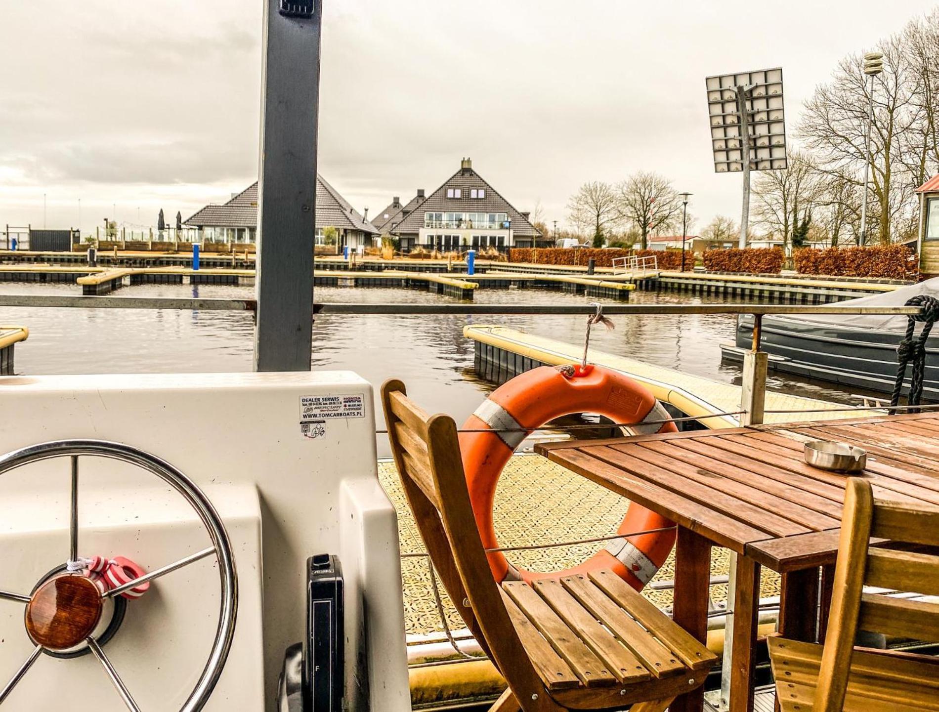 Houseboat Blue Sneekermeer Offingawier Zewnętrze zdjęcie